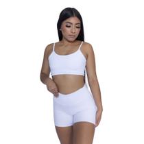 Roupa Fit De Academia Short + Top Alcinha Poliamida Fitness Premium Roupa Fit De Academia Short + Top Alcinha Poliamida Fitness Premium
