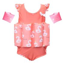Roupa Flutuante Infantil VOPOCO com Barras de Flutuação Removíveis e Braçadeiras Roupa Flutuante Infantil VOPOCO com Barras de Flutuação Removíveis e Braçadeiras