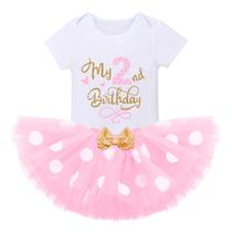 Roupa IMEKIS Wild One Cartoon, 1º 2º aniversário para menina