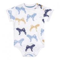 Roupa Infantil Bebê Body Flame Charpey Cachorrinho Algodão Pratico Design Versátil