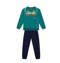 Roupa Infantil Blusa Frio Calça Moletom Estampa Fone Ouvido Conjunto Kyly Estiloso Moda Inverno