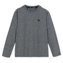 Roupa Infantil Camiseta Masculina Manga Longa Estampa Cachorrinho Charpey Menino Social Meia Malha