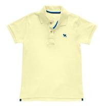 Roupa Infantil Camiseta Polo Charpey Amarela Piquet Confortável e Estilosa Roupa Infantil Camiseta Polo Charpey Amarela Piquet Confortável e Estilosa