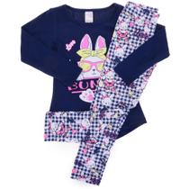 Roupa Infantil Inverno Conjunto Meia Estação Menina Infantil