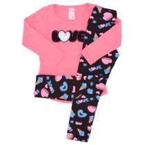 Roupa Infantil Inverno Menina Conjunto Meia Estação
