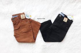 Roupa Infantil Kit 2 Calça Colorida Jeans Bebê Menino