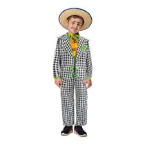 Roupa Infantil Masculina Festa Junina Conjunto Completo Jeca Tatu