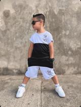 Roupa Infantil Masculino Conjunto de Verão Bermuda Com Blusa Roupa Infantil Masculino Conjunto de Verão Bermuda Com Blusa