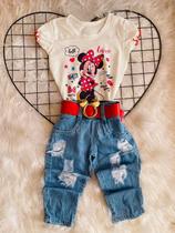 Roupa infantil menina blogueirinha 3 peças Tam 1 A 8 ANOS