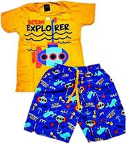 Roupa infantil praia masculino Roupa infantil praia masculino