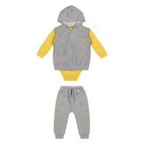 Roupa Infantil Trijunto Charpey Body Suedine Em Moletom Calça Estilosa E Colete Bebê Roupa Infantil Trijunto Charpey Body Suedine Em Moletom Calça Estilosa E Colete Bebê