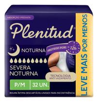 Roupa Íntima Adulto Plenitud Noturna Pants P/M 32un