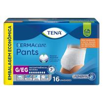 Roupa Íntima Adulto Tena Dermacare Pants G/EG com 16 unidades