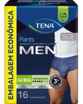 Roupa Íntima Adulto Tena Pants Men - G/M com 16 unidades