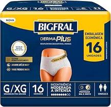 Roupa Íntima Bigfral Derma Plus G/XG 16 unidades Roupa Íntima Bigfral Derma Plus G/XG 16 unidades