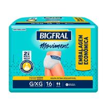 Roupa Intima Bigfral Moviment Incontinência G/XG 16 Unidades