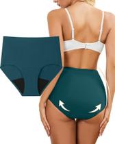 Roupa íntima de época, de cintura alta, reutilizável, Heavy Flow, feminina