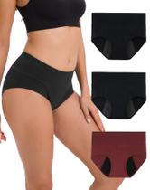 Roupa íntima de época INNERSY, cintura alta, à prova de vazamentos, reutilizável