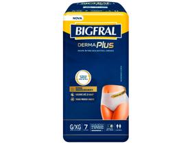 Roupa Íntima Derma Plus Bigfral - Tamanho G/XG - 7 unidades Roupa Íntima Derma Plus Bigfral - Tamanho G/XG - 7 unidades