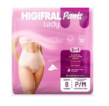 Roupa Íntima Desc Higifral Pants Lady Tam P/M 8Un - Eurofral