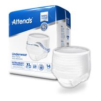Roupa íntima descartável atende à APV40 X-Large Moderate 14 Ct