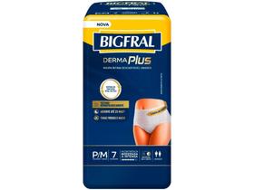 Roupa Íntima Descartável Bigfral Derma Plus P/M - 7 Unidades