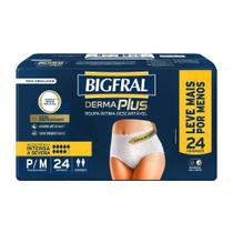 Roupa Íntima Descartável Bigfral Derma Plus Unissex P/M 24 Unidades