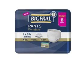 Roupa Íntima Descartável Bigfral G e XG Premium - Pants 16 Unidades