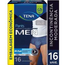 Roupa Intima Descartável Cueca Tena Men Masculina Discreta Tam PM 16 Unid