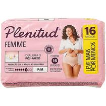 Roupa Íntima Descartável Feminina Plenitud Femme P/M 16 unid