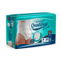 Roupa Íntima Descartável P/M Alta Absorção Qualifral 24 Unidades Roupa Íntima Descartável P/M Alta Absorção Qualifral 24 Unidades