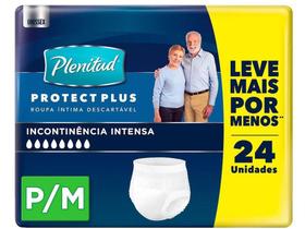 Roupa Íntima Descartável Plenitud P/M Protect Plus - 24 Unidades