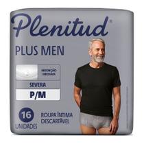 Roupa Íntima Descartável Plenitud Plus Men P/M 16 Unidades Roupa Íntima Descartável Plenitud Plus Men P/M 16 Unidades