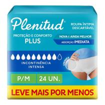 Roupa Íntima Descartável Plenitud Protect Plus com 24 Roupa Íntima Descartável Plenitud Protect Plus com 24