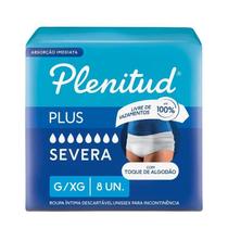 Roupa Íntima Descartável Plenitud Protect Plus G/XG 8 unidades