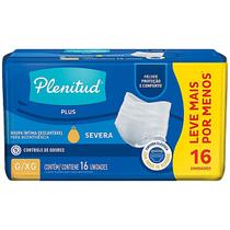 Roupa Íntima Descartável Plenitud Protect Plus Unissex G/XG - 16 unidades