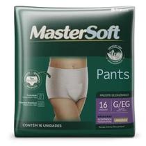 Roupa Íntima Descartável Unissex MasterSoft Tam G/EG com 16 unidades Pacote Econômico Roupa Íntima Descartável Unissex MasterSoft Tam G/EG com 16 unidades Pacote Econômico