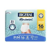 Roupa intima descartavel unissex p/m c/16 bigfral moviment - bigfral Roupa intima descartavel unissex p/m c/16 bigfral moviment - bigfral