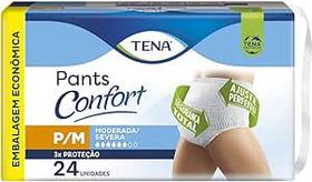 Roupa Íntima Descartável Unissex Tena Pants Confort P/M Absorção Moderada a Intensa 24 unidades