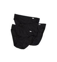 Roupa íntima feminina Jockey Supersoft French Cut, pacote com 3 unidades, preta Roupa íntima feminina Jockey Supersoft French Cut, pacote com 3 unidades, preta