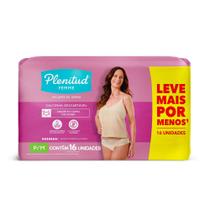 Roupa Intima Feminina Plenitud Active P/M Leve 16 Pague 15