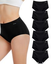 Roupa íntima feminina Tichati Seamless Full Coverage, pacote com 6 Roupa íntima feminina Tichati Seamless Full Coverage, pacote com 6