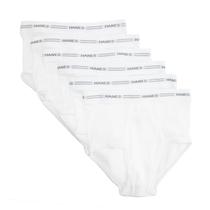 Roupa íntima Hanes Comfort Flex Waistband para meninos, pacote com 6 unidades, branca Roupa íntima Hanes Comfort Flex Waistband para meninos, pacote com 6 unidades, branca
