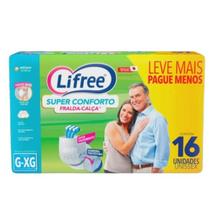 Roupa intima lifree super conforto pants mega g/eg c/16 und