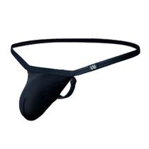 Roupa íntima masculina COMLIFE G-String Ice Silk Thong preta L
