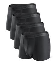Roupa íntima masculina DAVID ARCHY Ultra Soft Modal Trunks, pacote com 4 Roupa íntima masculina DAVID ARCHY Ultra Soft Modal Trunks, pacote com 4