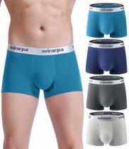 Roupa íntima masculina de algodão wirarpa Comfort Stretch Blue Roupa íntima masculina de algodão wirarpa Comfort Stretch Blue