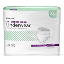 Roupa íntima McKesson Extended Wear G-Large 12 unidades