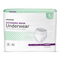 Roupa íntima McKesson Extended Wear Large Max Absorbency 14 ct