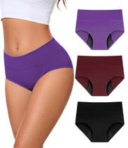 Roupa íntima para incontinência Bobelle Wear para mulheres, pacote com 3 unidades de 100 ml